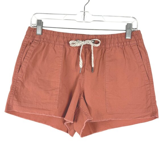 Vuori Pants - Vuori Vintage Ripstop‎ Shorts Womens XS Cinnamon Organic Cotton Blend SS-1978